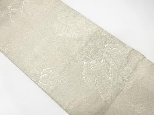 アンティーク　流水に樹木模様織り出し袋帯（材料）